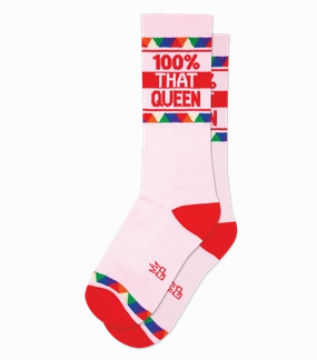 100% That Queen - Gym Crew Socks