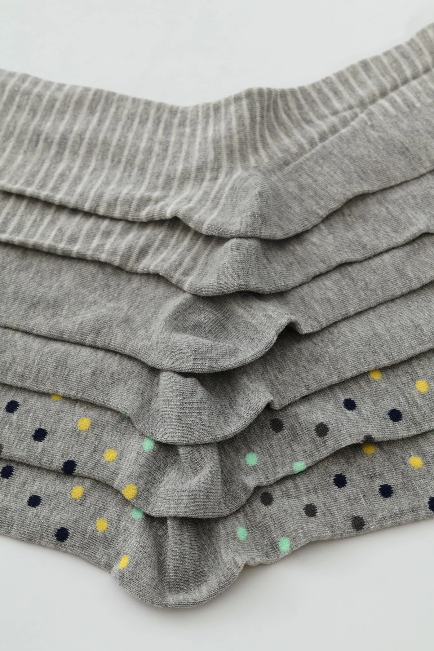 3 Pack Anklet Socks - Grey