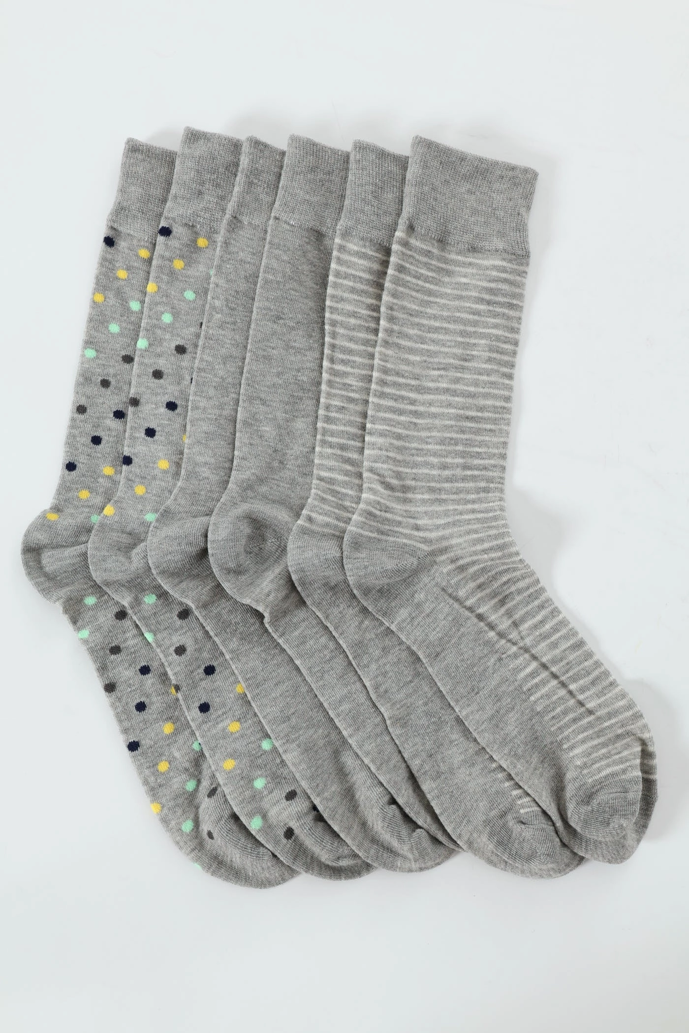 3 Pack Anklet Socks - Grey