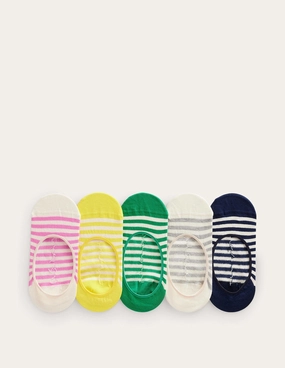 5 Pack Secret Socks-Breton Stripe