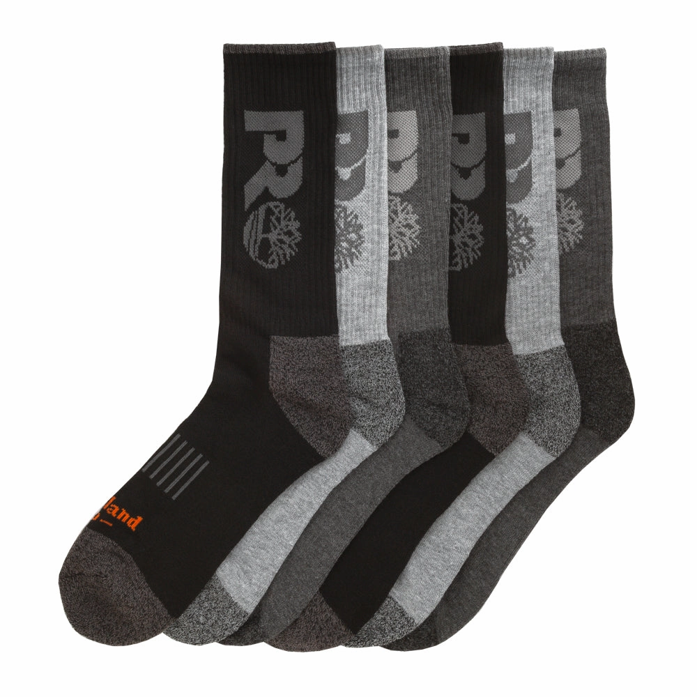 6 Pack Tipped Logo Half Cushion Crew