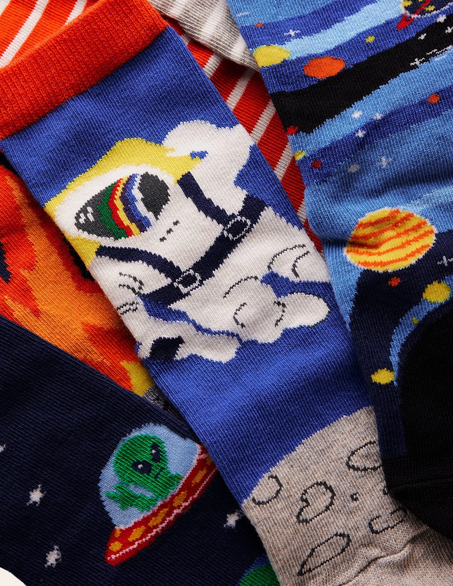 7-Pack Socks-Multi Space