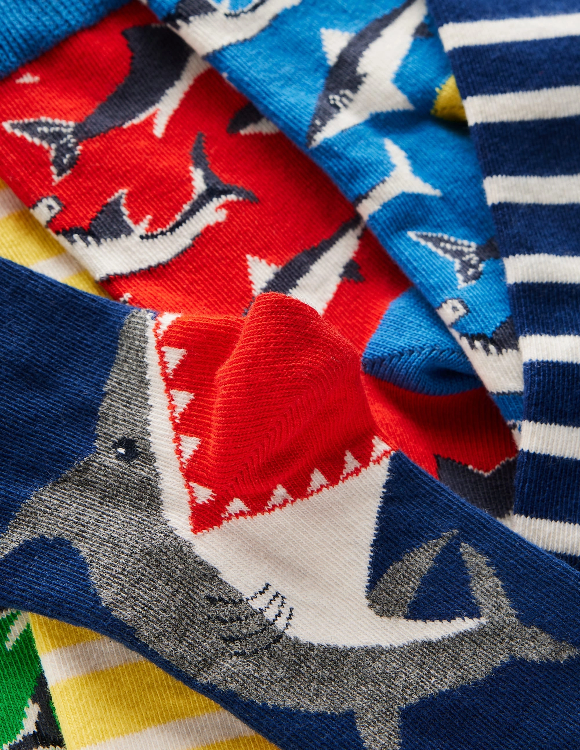 7-Pack Socks-Sharks