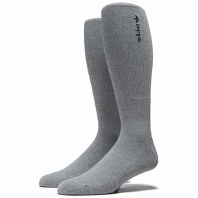 Adidas Logo Socks - Grey Heather