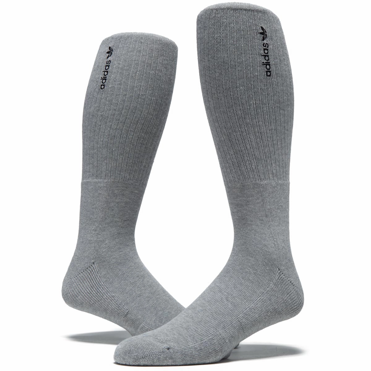 Adidas Logo Socks - Grey Heather