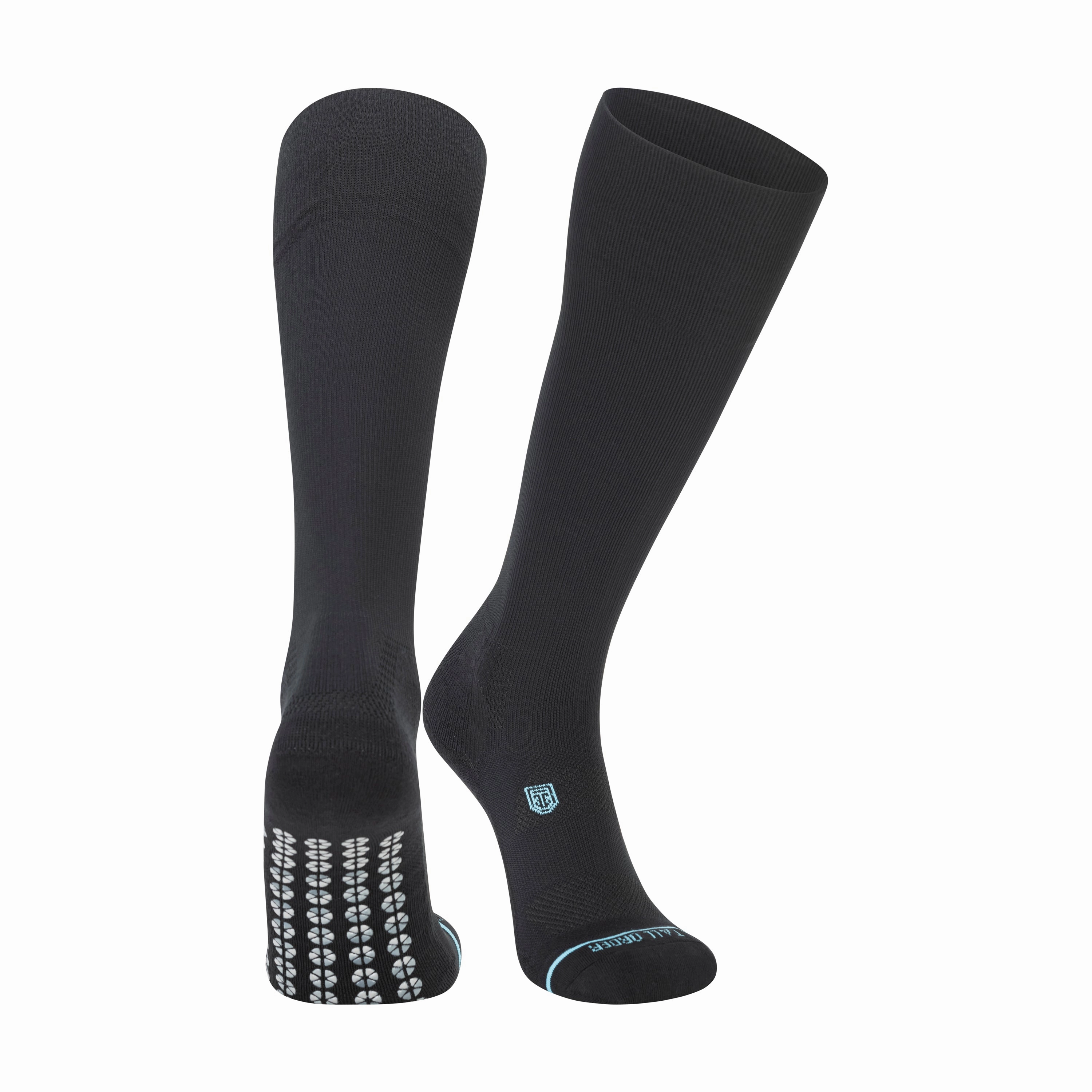 All Sport Performance Over the Calf Gripper Sock - Black