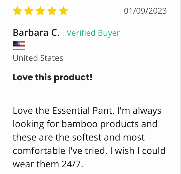 Bamboo Essential Pant - Jungle
