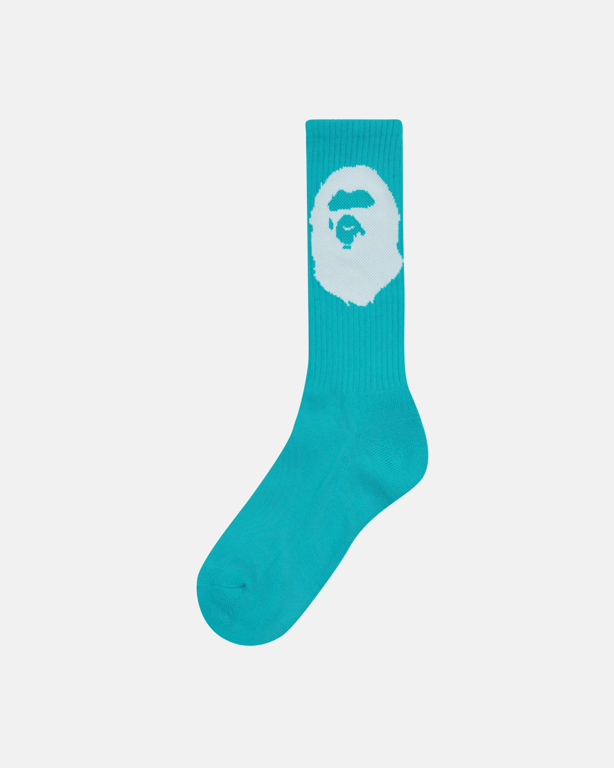 Big Ape Head Socks Green