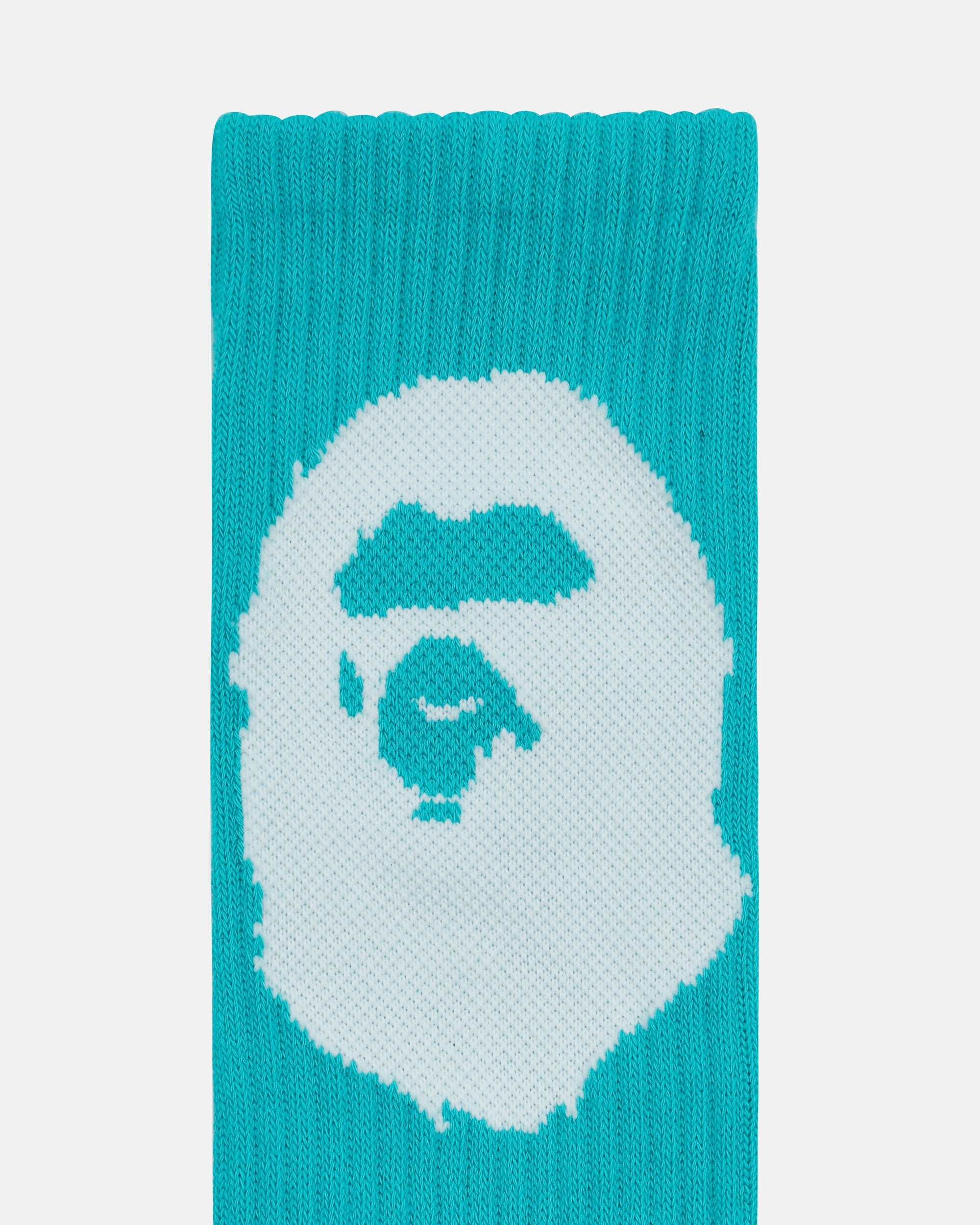 Big Ape Head Socks Green