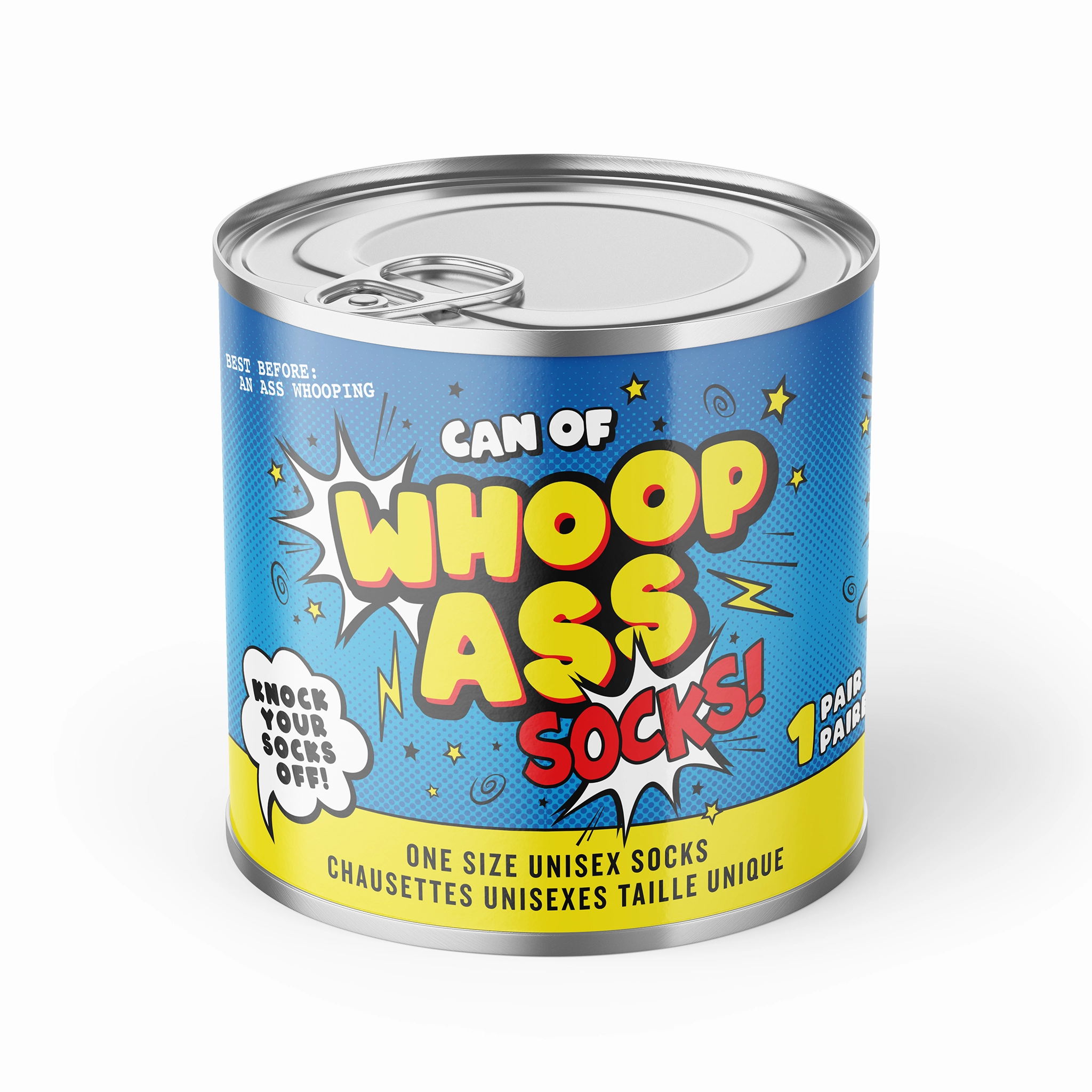 Big Ol' Can O' Whoop Ass Socks