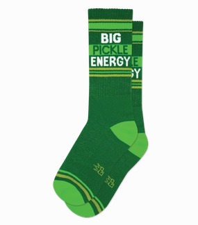 Big Pickle Energy - Gym Crew Socks
