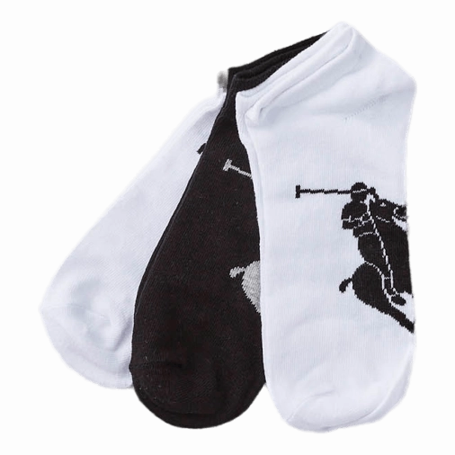 Big Pony Sock 3-Pack White