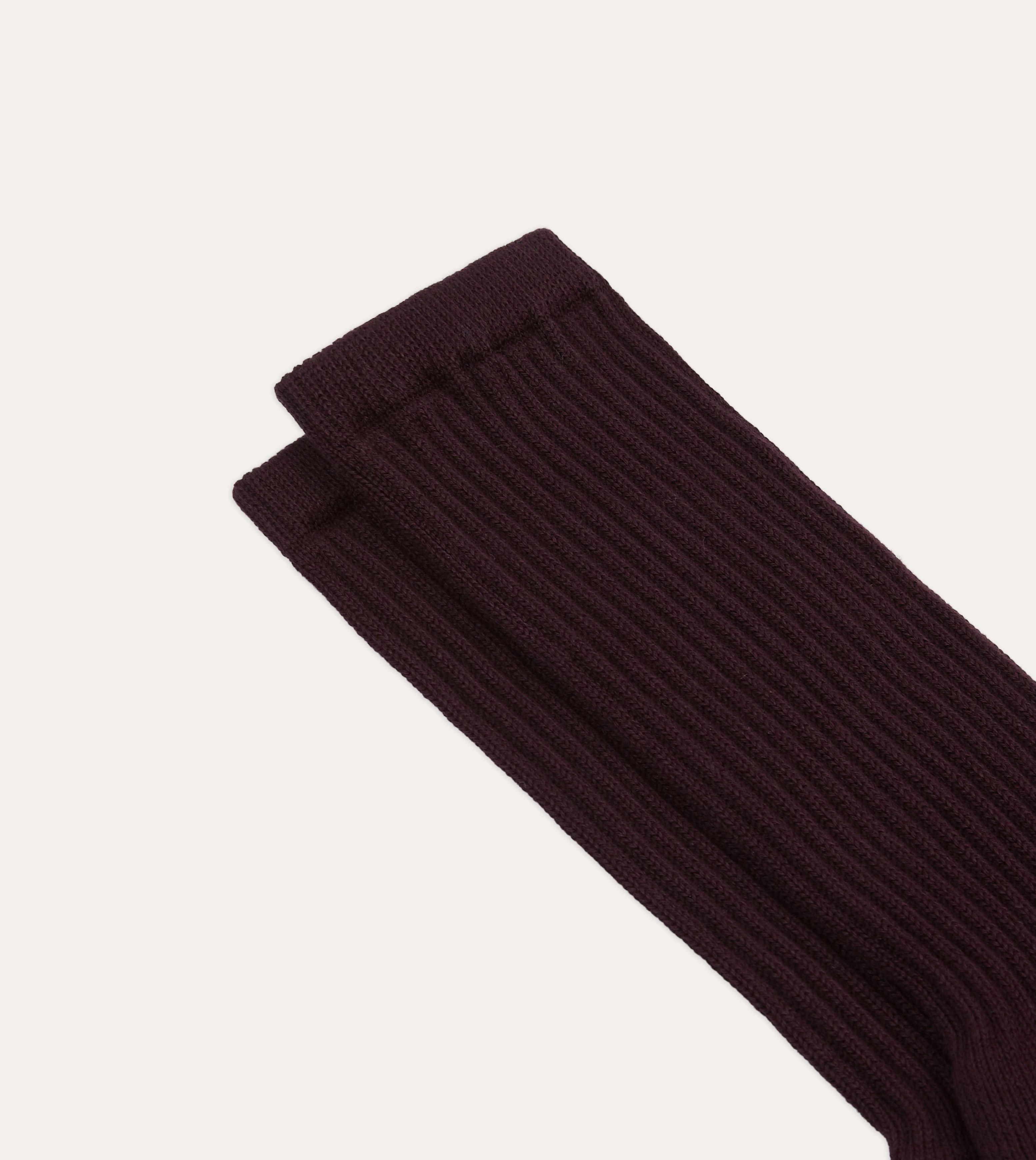 Brown Cotton Sports Socks