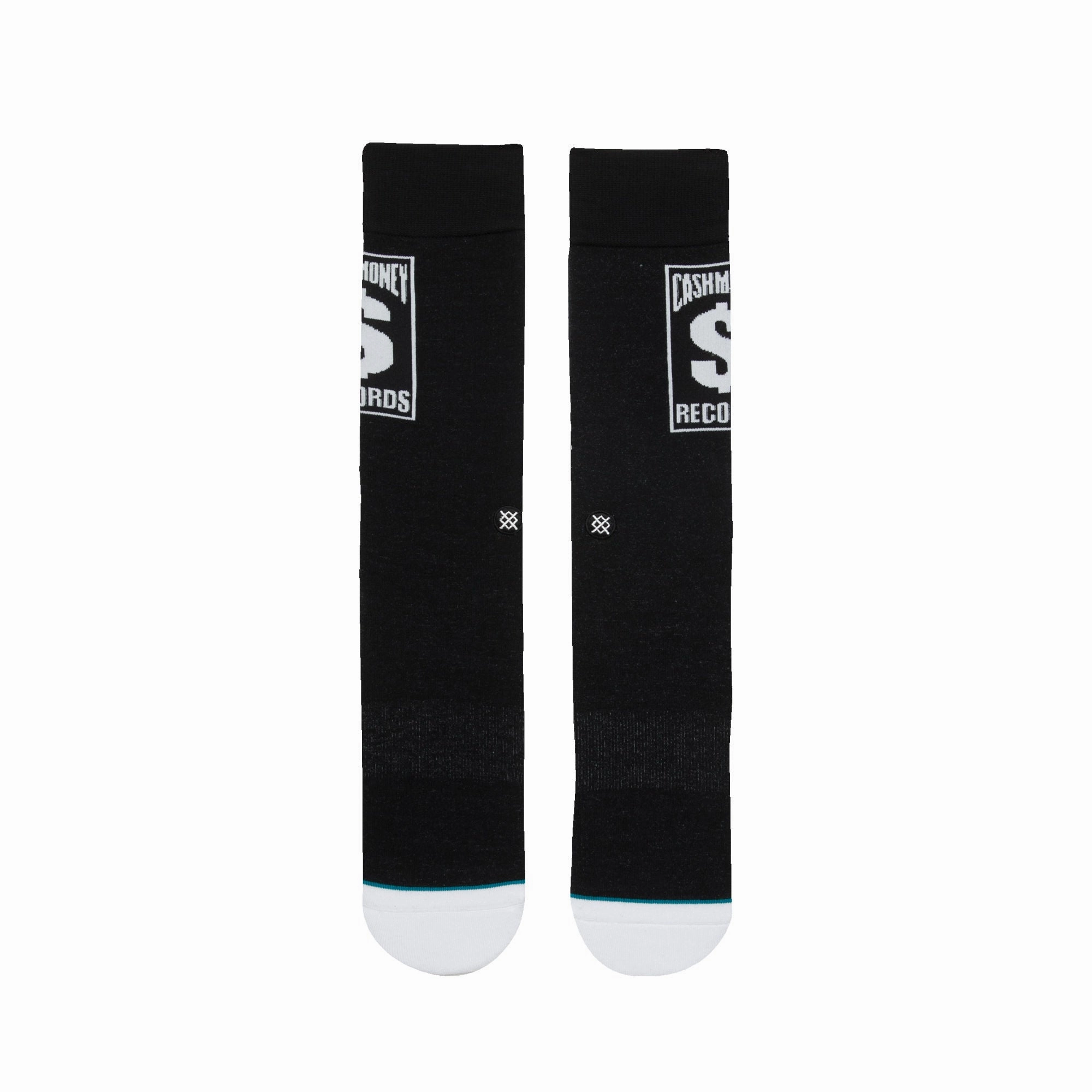 Cash Money Records Crew Socks Men's - Black/White