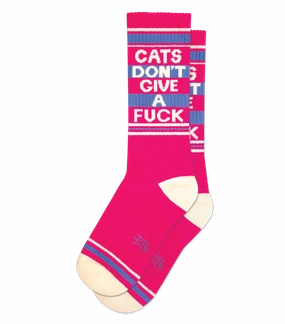 Cats Don't Give a Fuck - Gym Crew Socks
