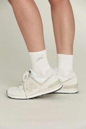Cream - Light Grey GH Socks