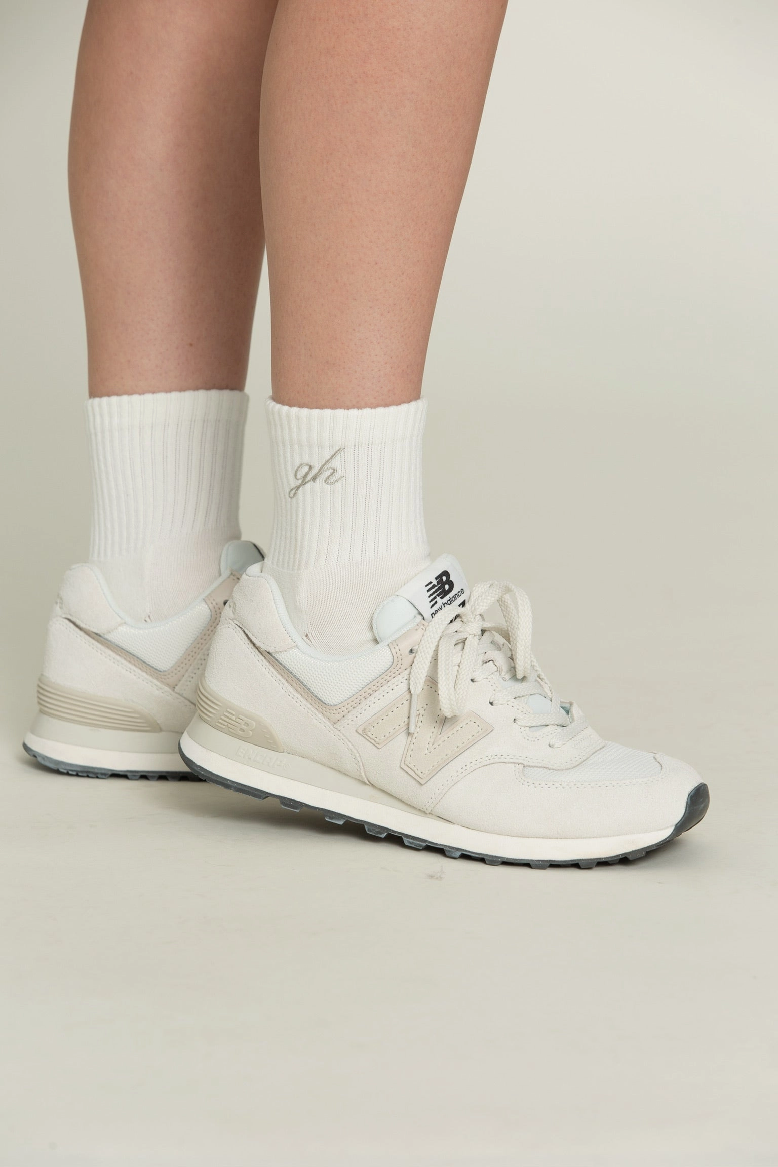 Cream - Light Grey GH Socks