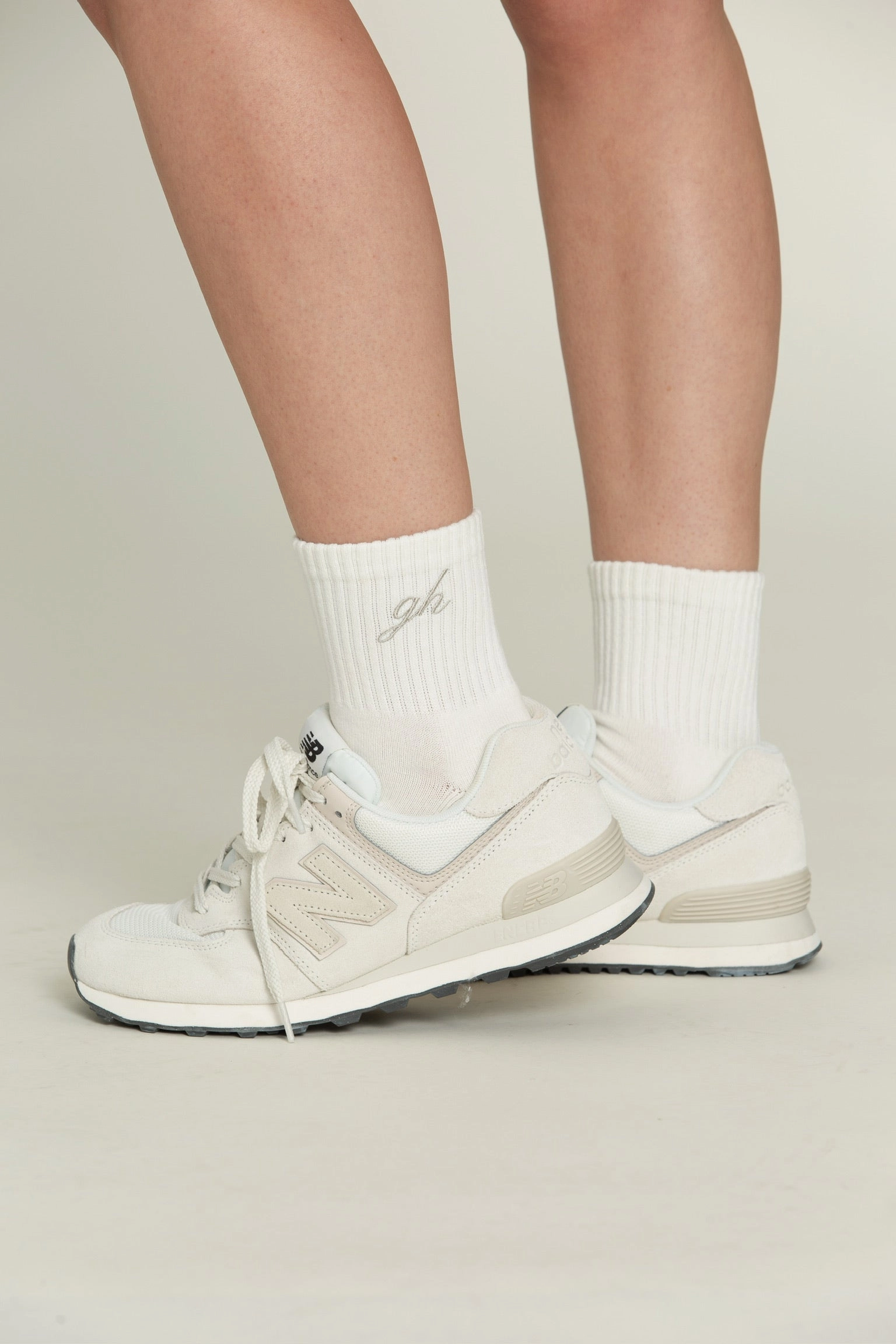 Cream - Light Grey GH Socks