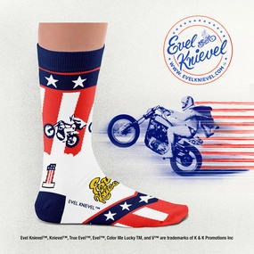 Evel Knievel Socks