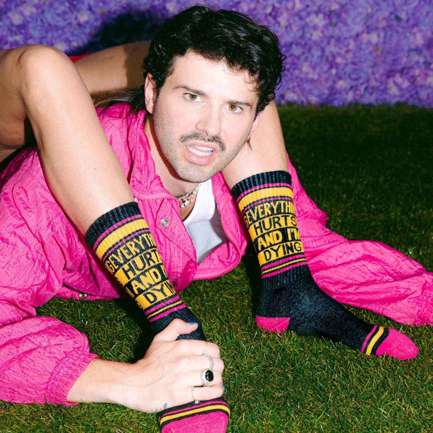 Everything Hurts and I'm Dying - Gym Crew Socks