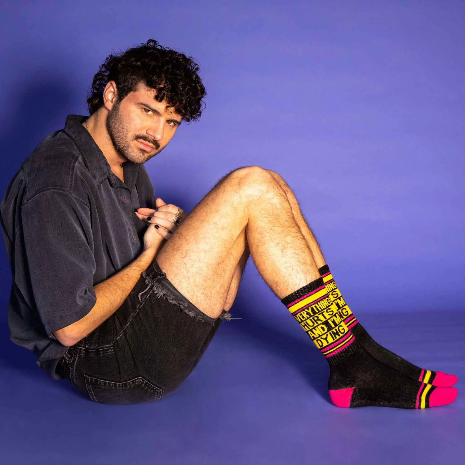 Everything Hurts and I'm Dying - Gym Crew Socks