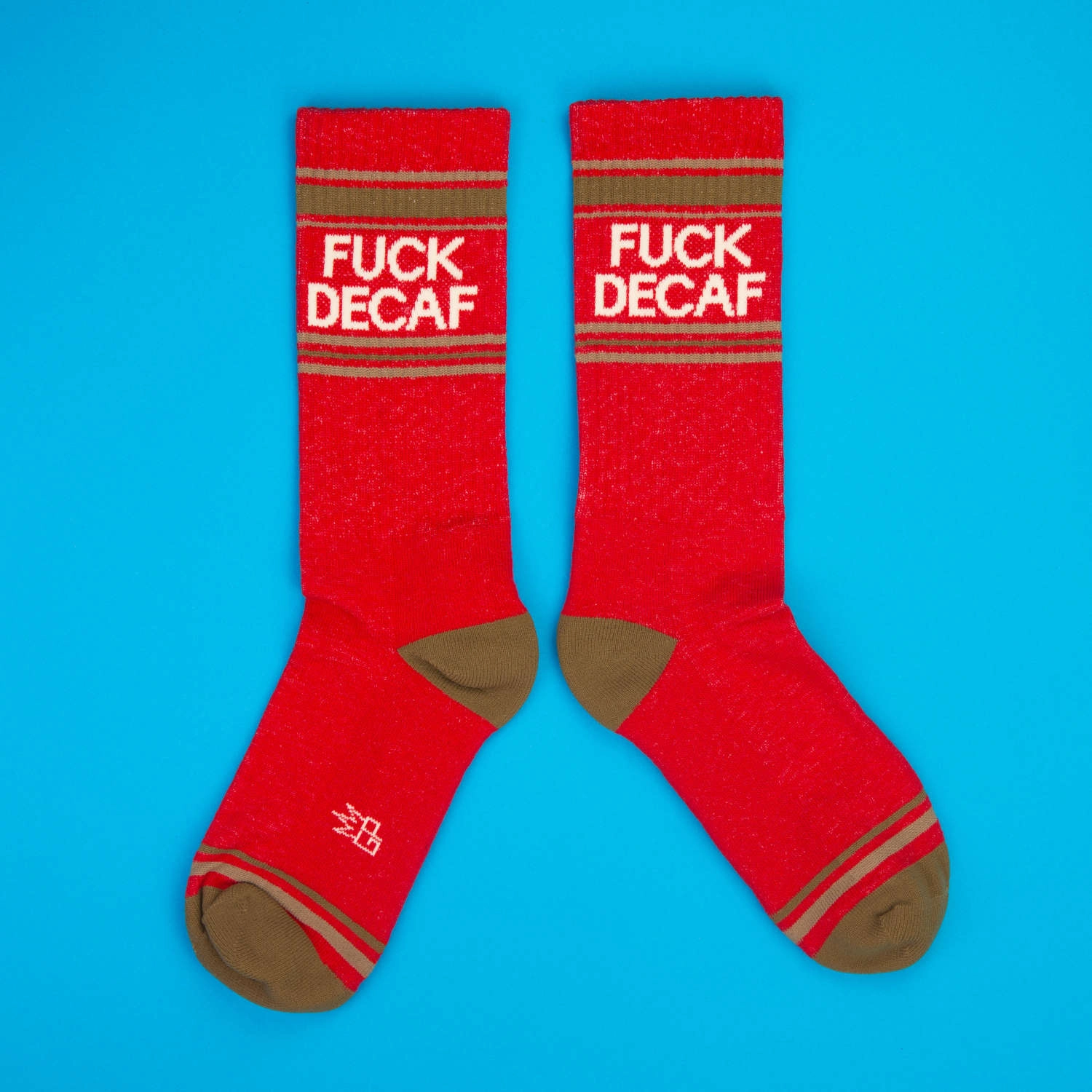 Fuck Decaf - Gym Crew Socks