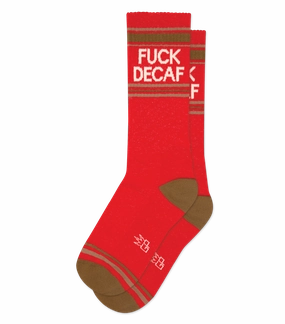 Fuck Decaf - Gym Crew Socks