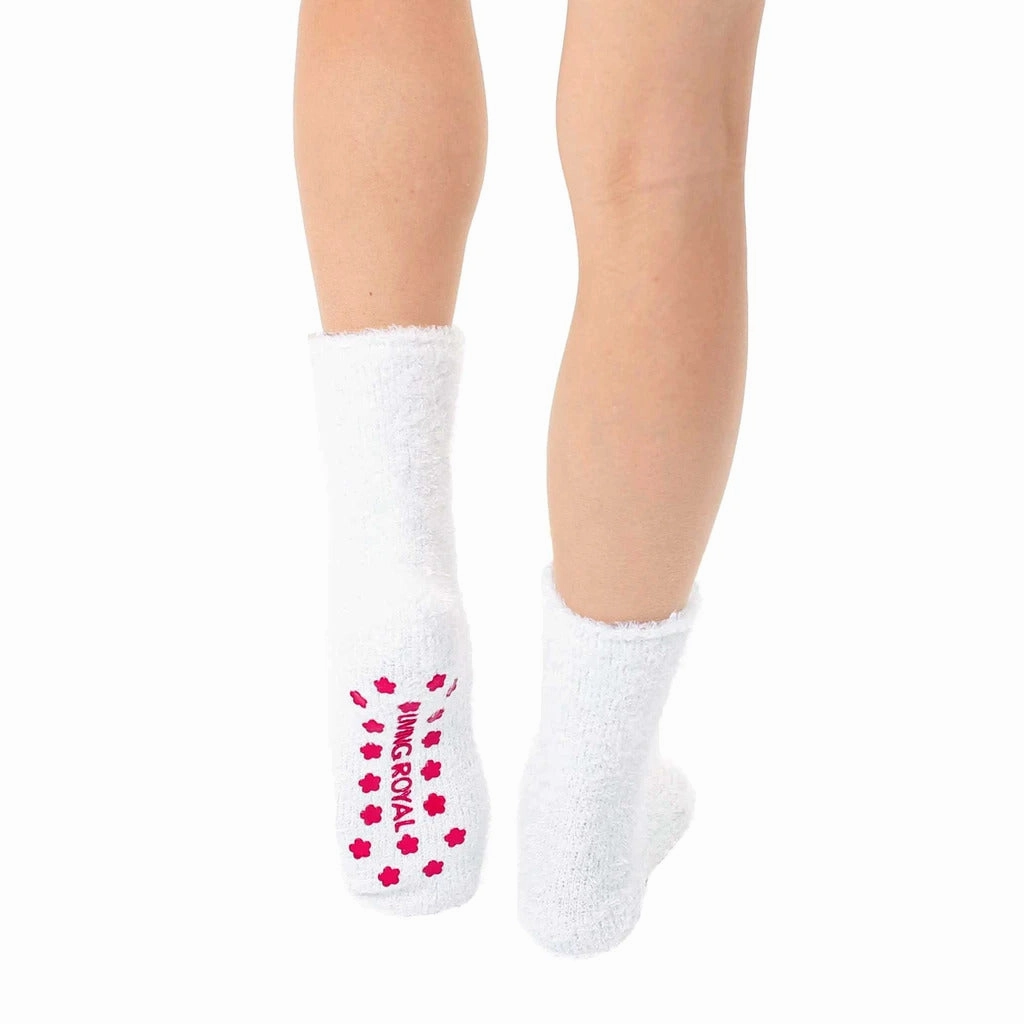 Fuzzy Llama Non-Skid Slipper