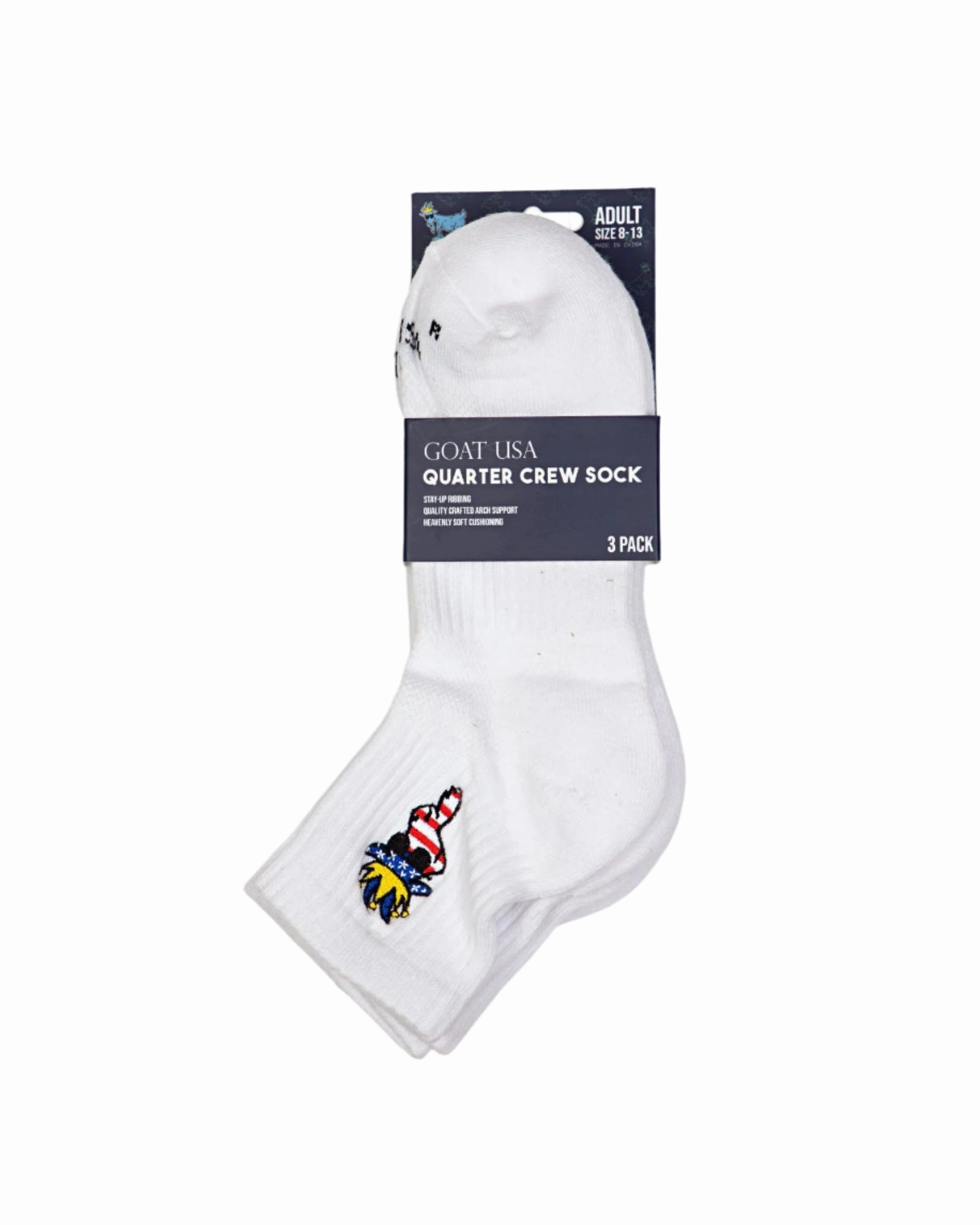Goat USA Freedom Ankle Socks 3 Pack