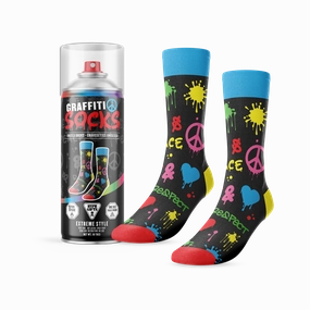 Graffiti Spray Paint Socks
