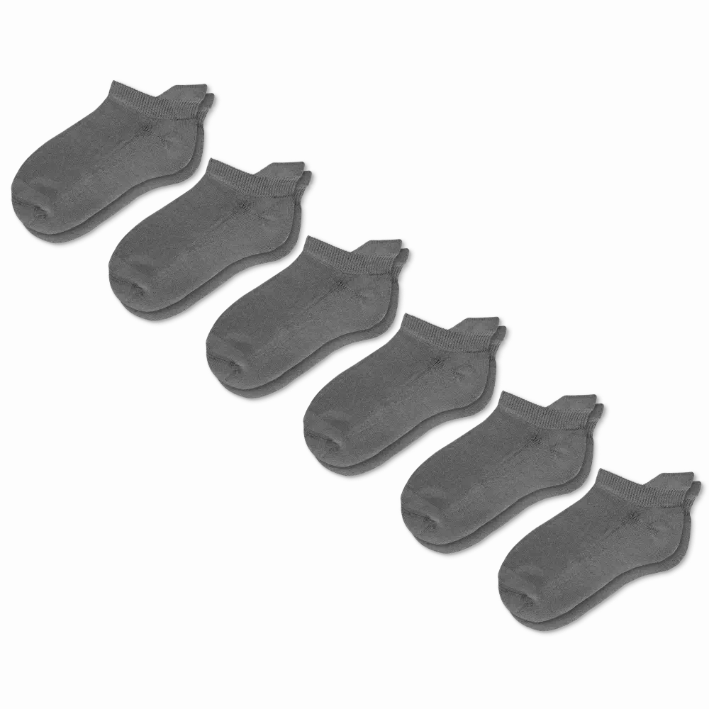 Gray Ankle Socks
