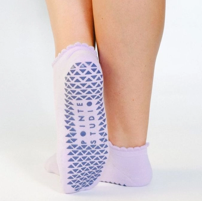 Happy Grip Socks - Lavender (Barre / Pilates)