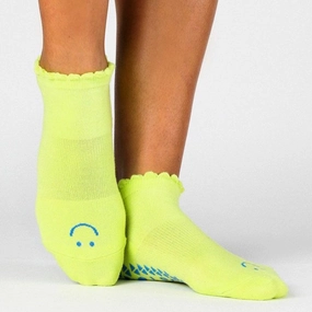 Happy Grip Socks - Lime
