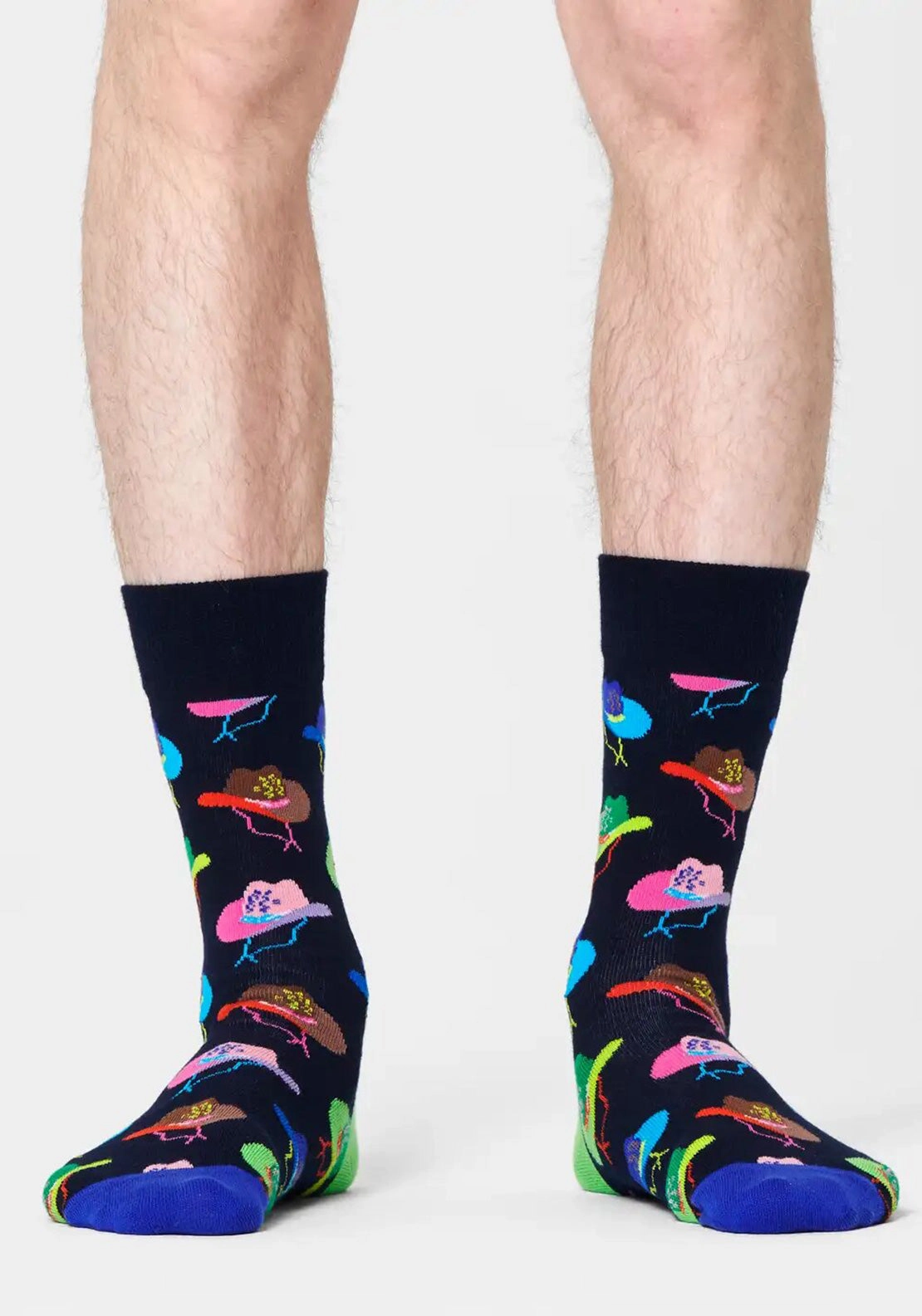 Happy Socks Cowboy Hat Socks, Dark Blue Multi
