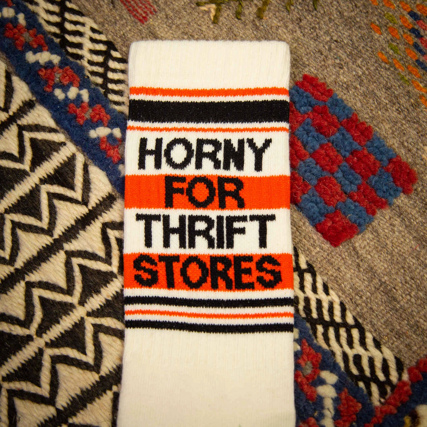 Horny for Thrift Stores - Gym Crew Socks