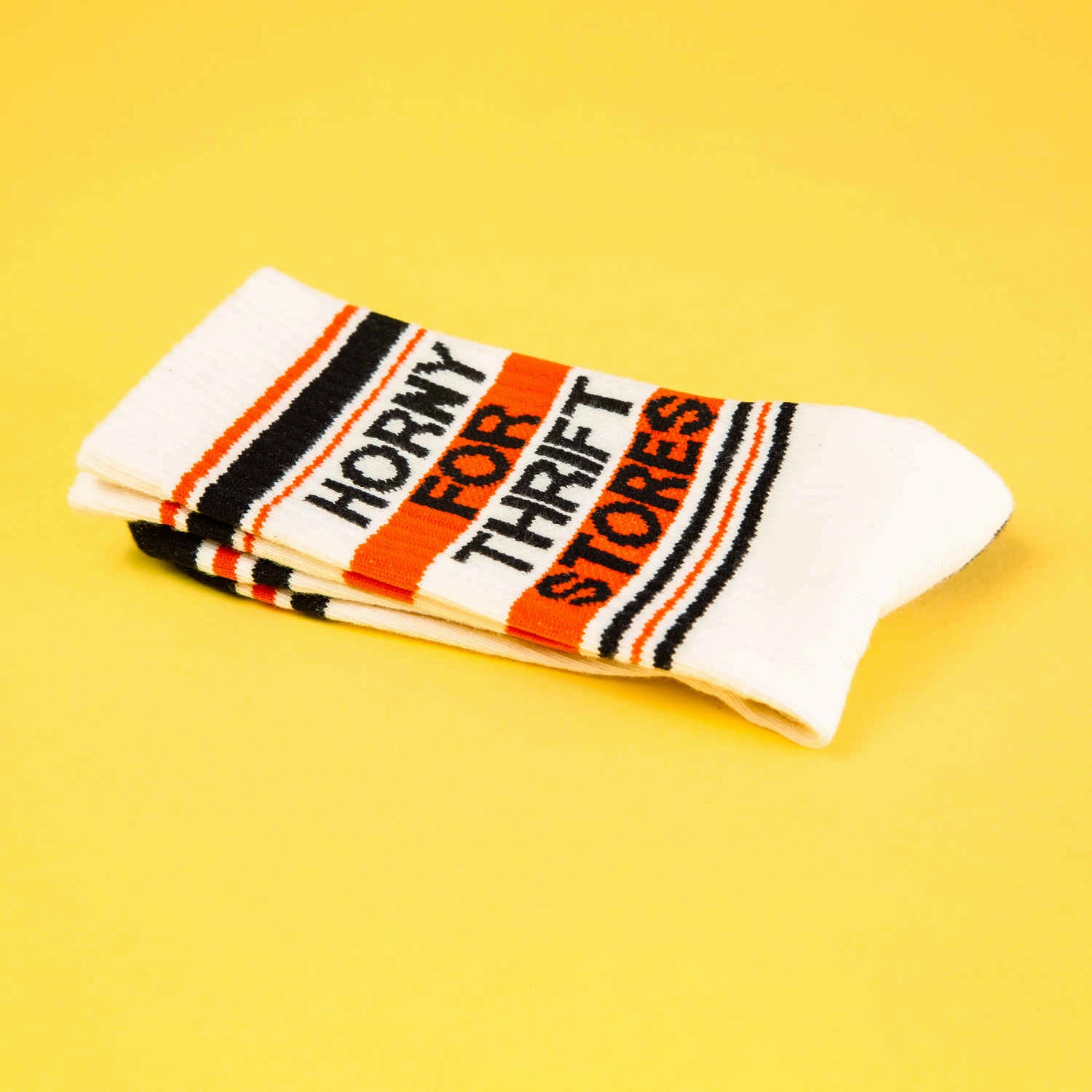 Horny for Thrift Stores - Gym Crew Socks