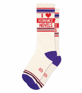 I ❤️ Romance Novels - Gym Crew Socks