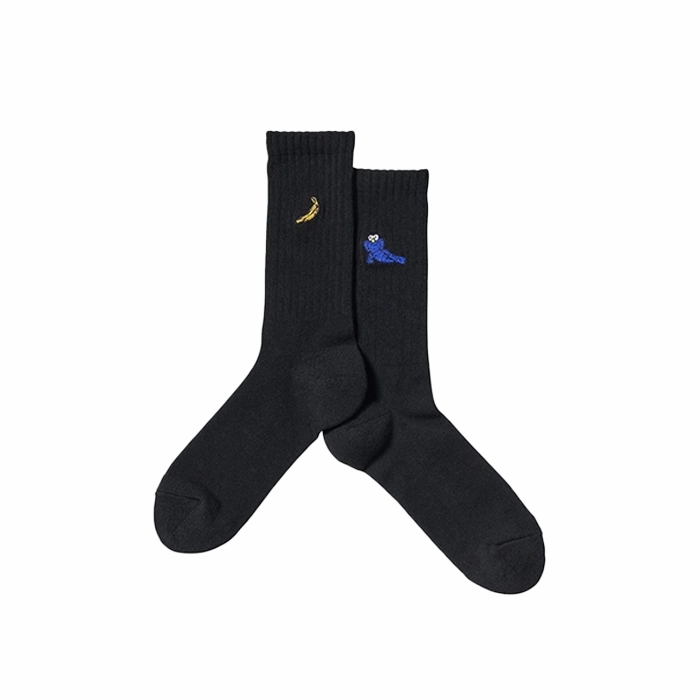 KAWS x Uniqlo Warhol Banana Socks Black