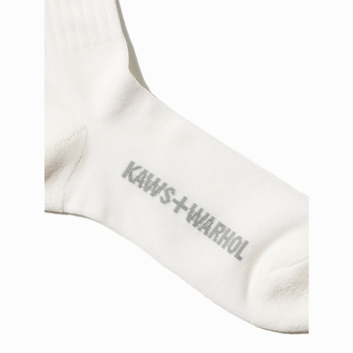 KAWS x Uniqlo Warhol Banana Socks White