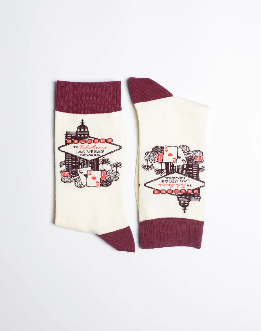 Men's Welcome to Las Vegas Legacy Crew Socks