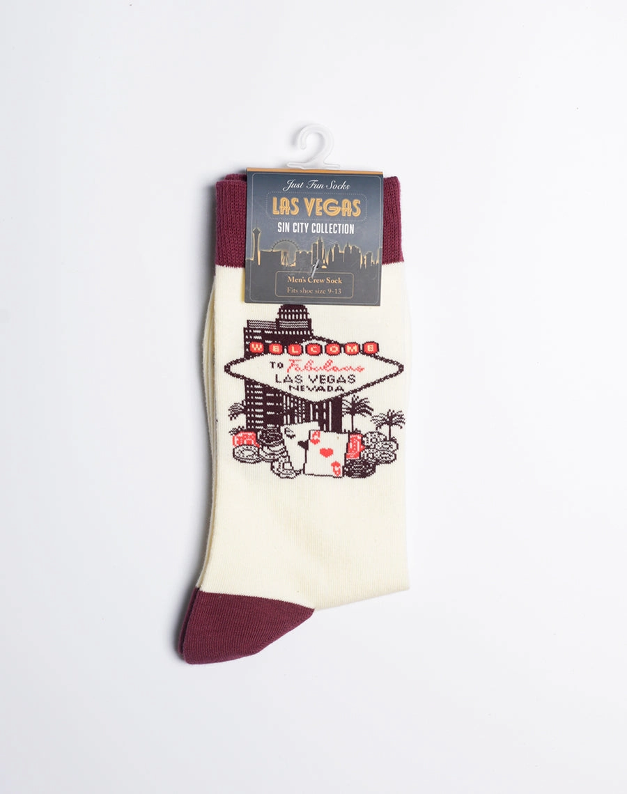 Men's Welcome to Las Vegas Legacy Crew Socks