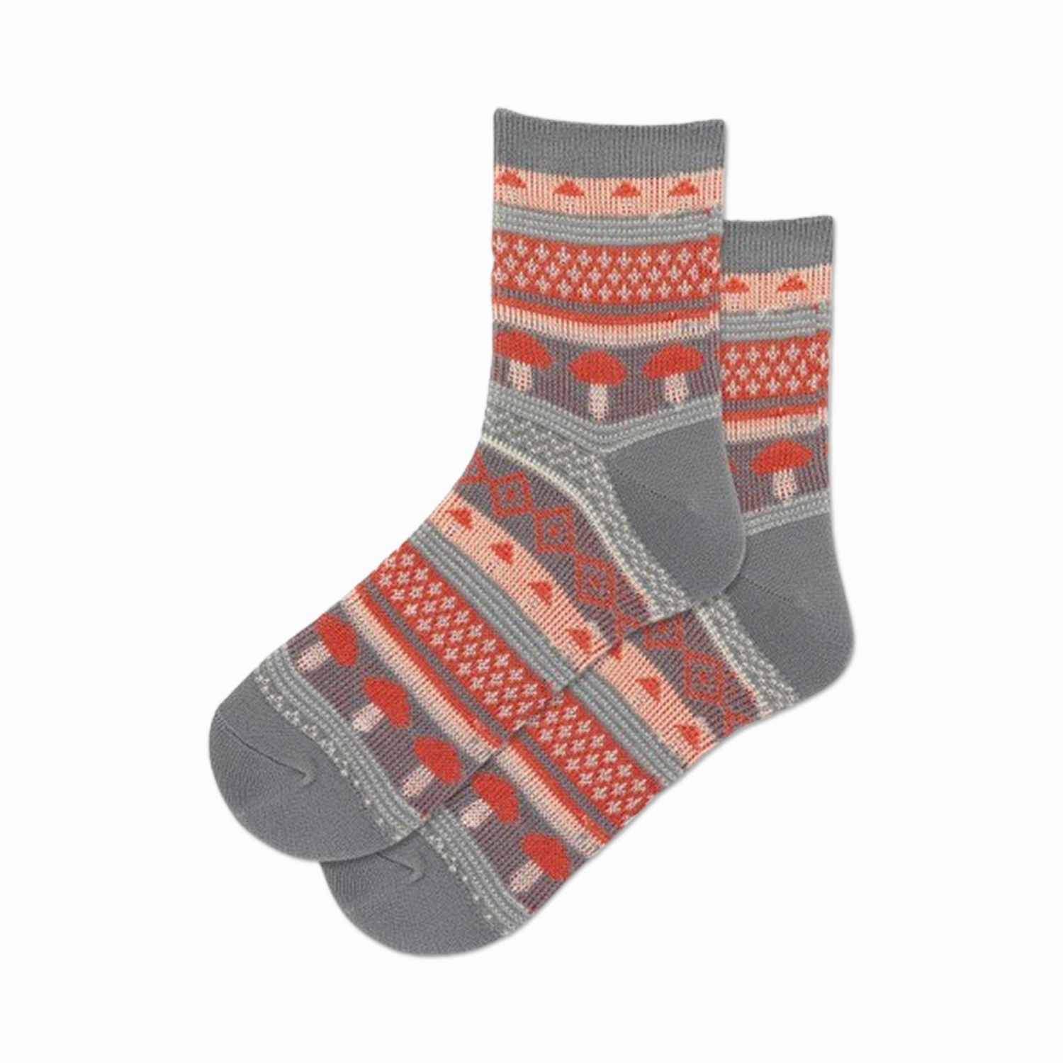 Mushroom Jacquard Quarter