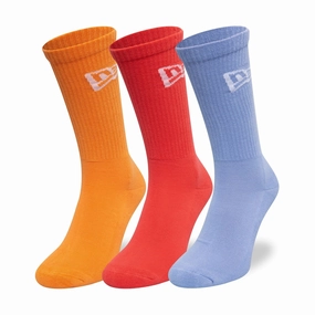 New Era Flag Multi 3 Pack Crew Socks