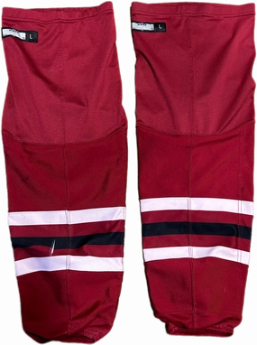 OHL - Used CCM Hockey Socks (Red/Black/White)
