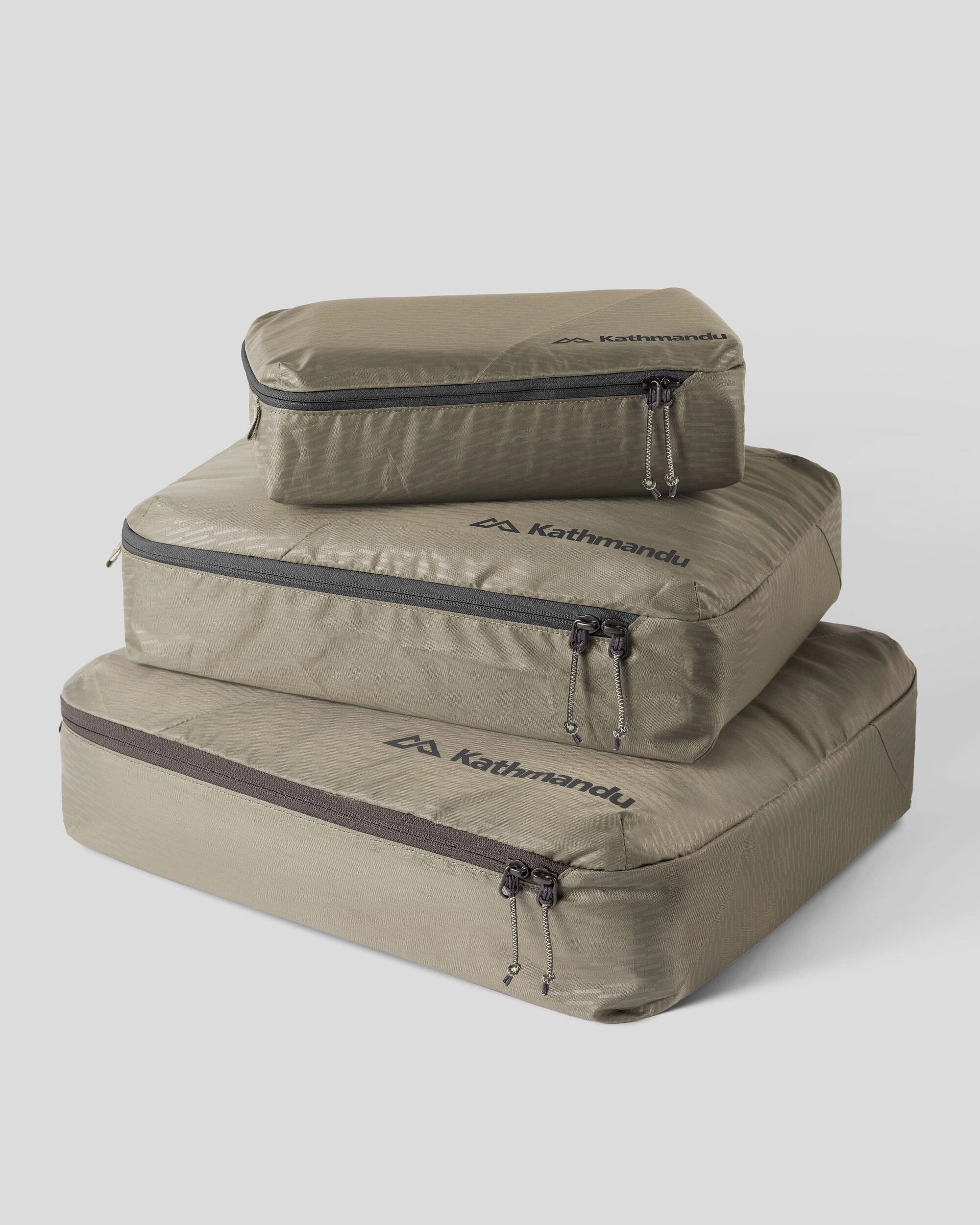 Packing Cube Set - Three pack - Beech Lines Print