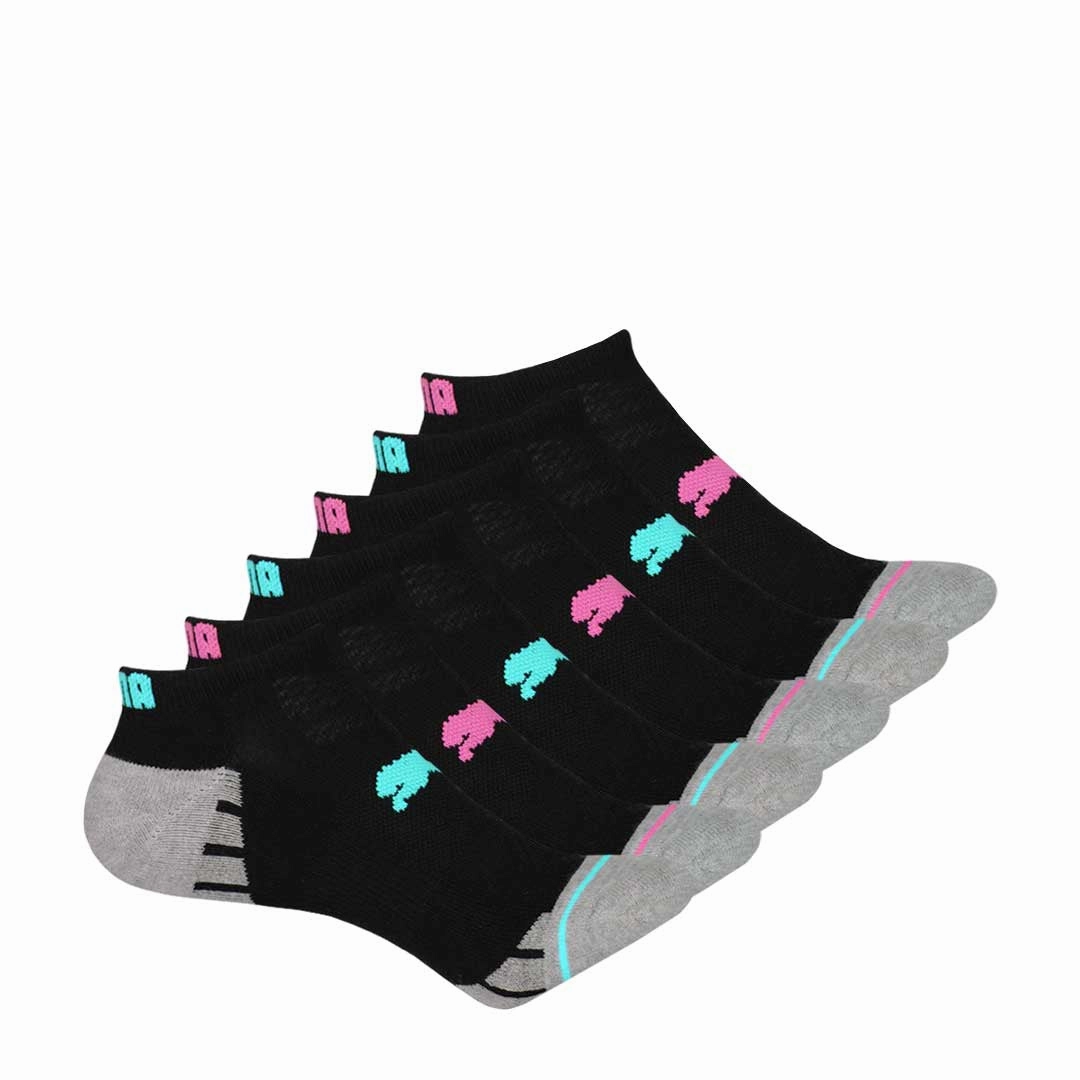 Puma - Women's 6 Pack Low Cut Socks (P601199 018)
