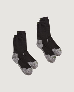 quickDRY Travel Socks - 2 Pack - Black