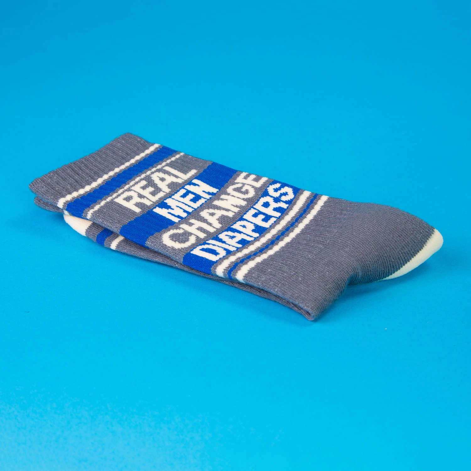 Real Men Change Diapers - Gym Crew Socks
