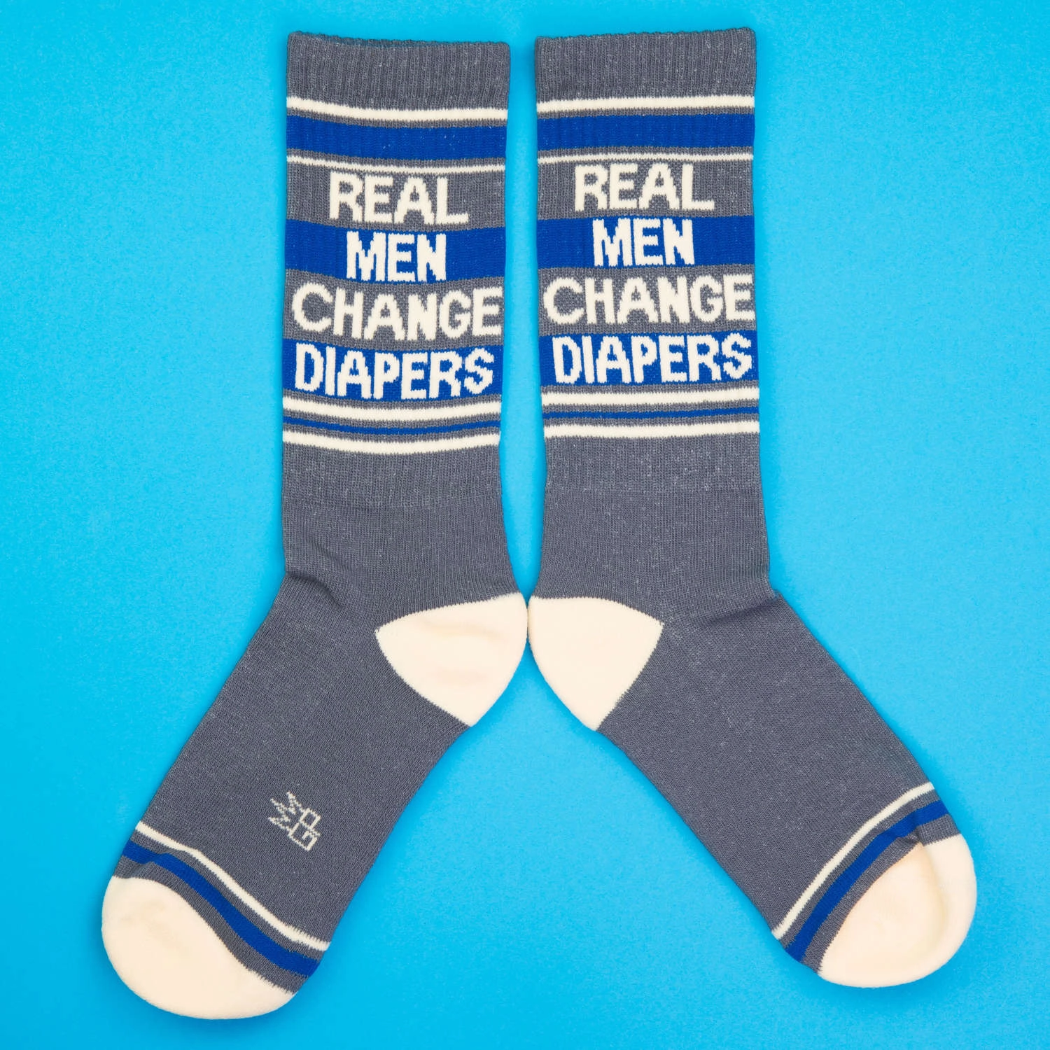 Real Men Change Diapers - Gym Crew Socks