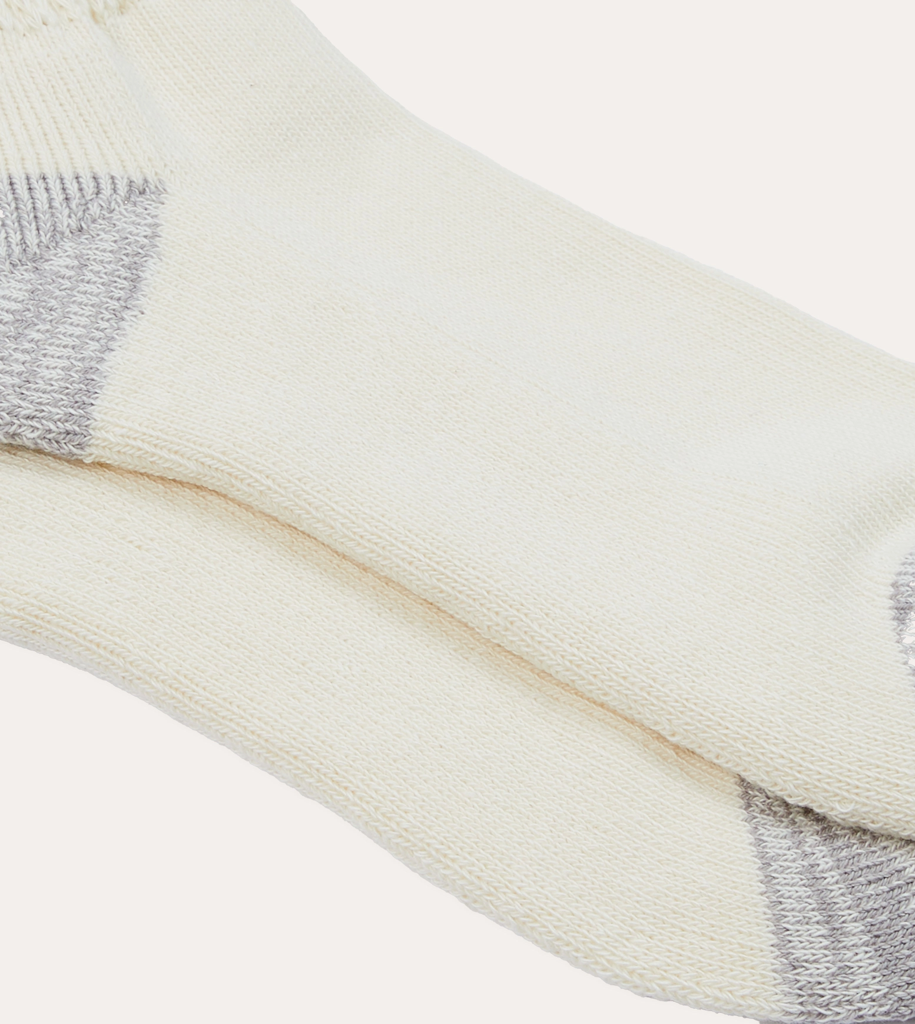 RoToTo Burgundy and Yellow Cotton Crew Socks